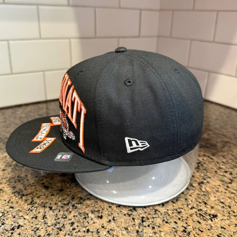 Cincinnati Bengals New‎ Era 59FIFTY Fitted Hat 7 1/4 Black NFL Football New